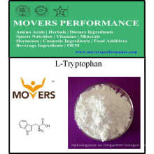 L-Tryptophan de la categoría alimenticia de los aminoácidos de la fuente de la fábrica CAS: 73-22-3.